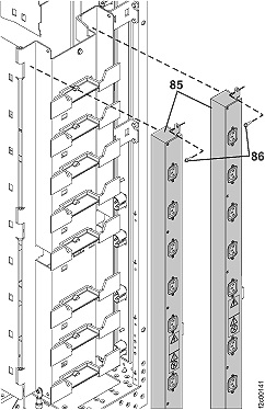 Bus bar, 208VDC, secondary