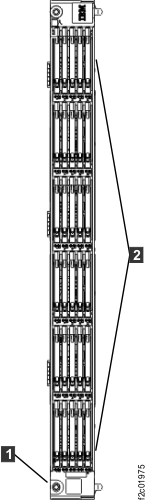 Storage enclosure parts, front