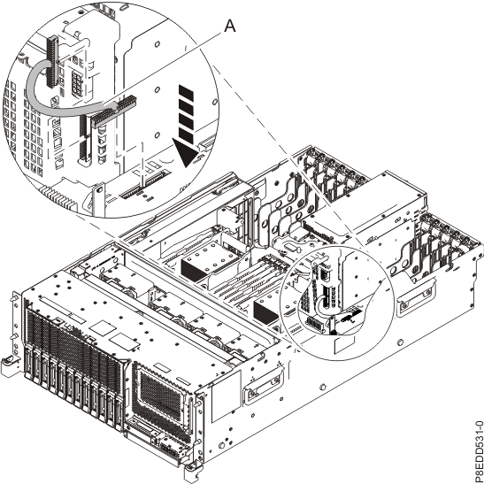 Replacing the power distribution signal cable