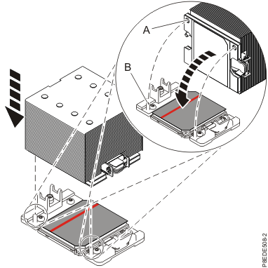 Installing the heat sink