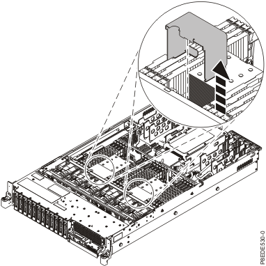 Removing the air baffle