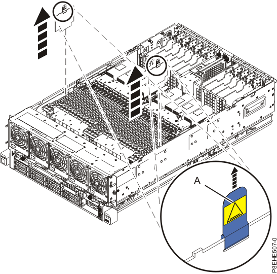 Removing the memory voltage regulator module