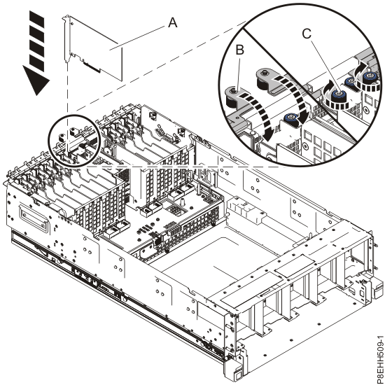 Replacing the PCIe adapters